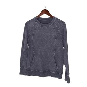 Lululemon Scuba Crew in Washed Purple Quartz.